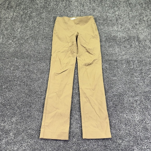 White House Black Market Pants - White House Black Market Pants Womens 00 Beige Slim Straight Stretch Dress Work